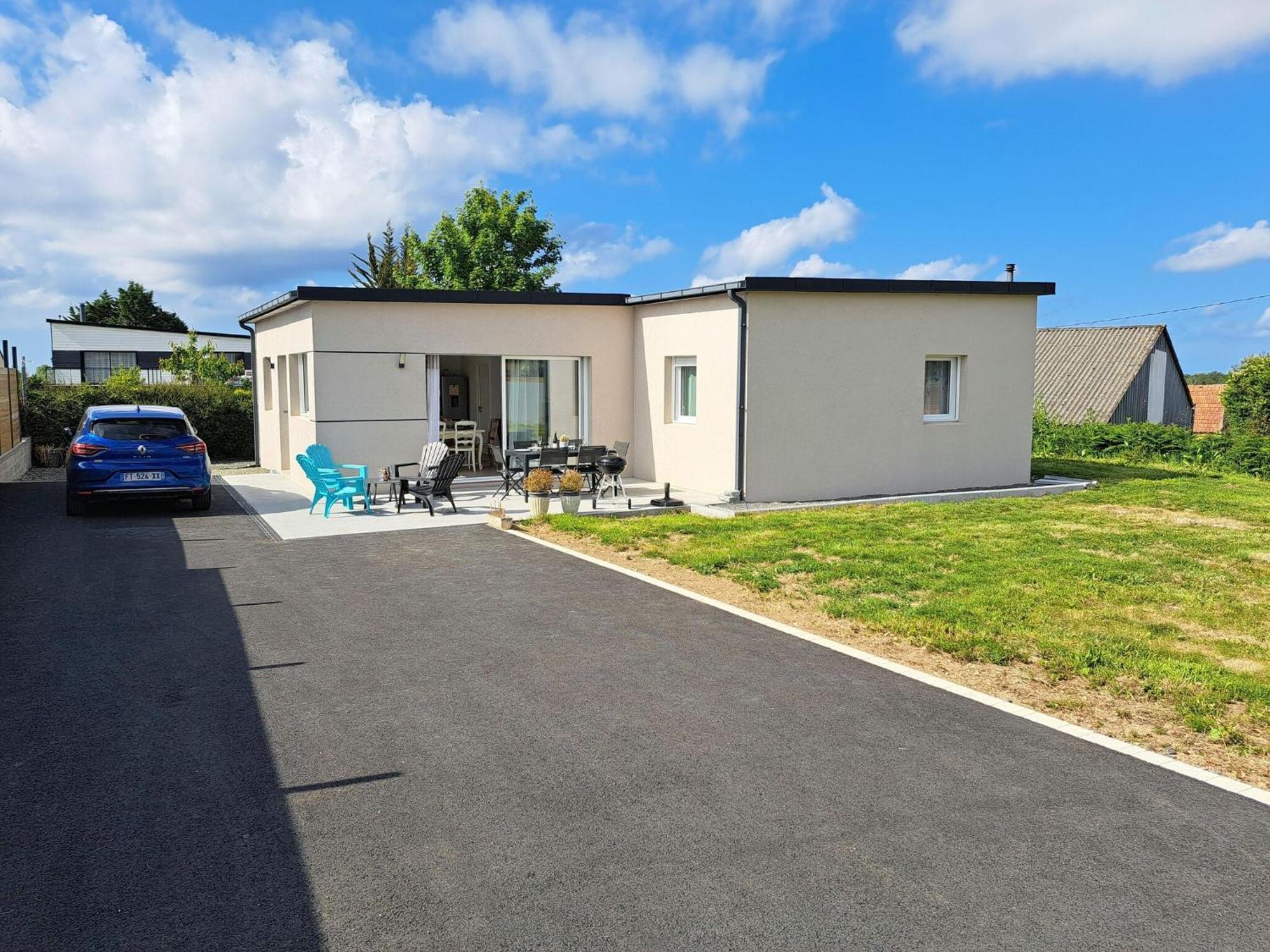 Single Storey Holiday Home In Cléder מראה חיצוני תמונה